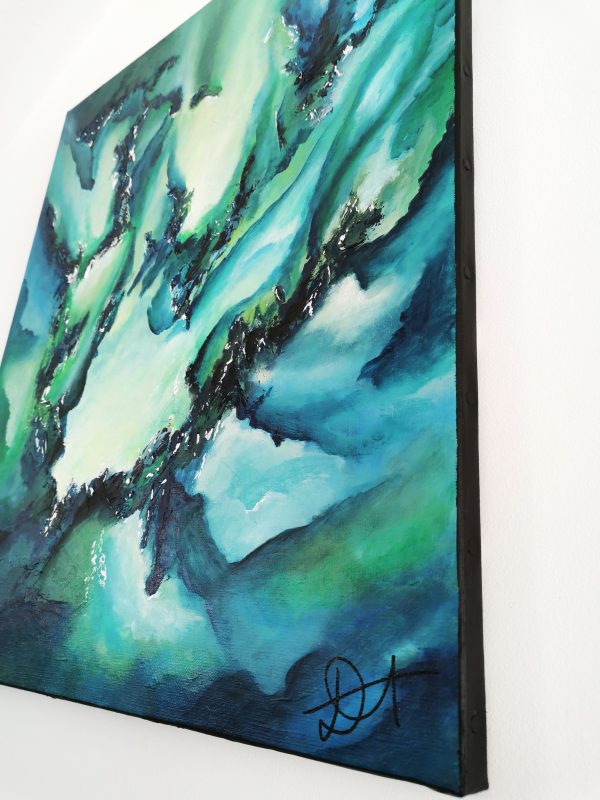 Tableau abstrait acrylique 50x60cm Sem34.2023 – Image 2