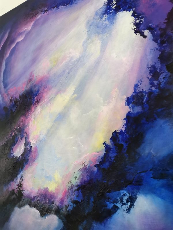 Tableau abstrait acrylique 60x60cm Sem5(2).2024 – Image 2