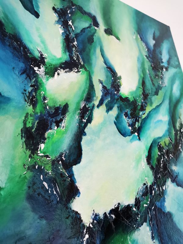 Tableau abstrait acrylique 50x60cm Sem34.2023 – Image 4